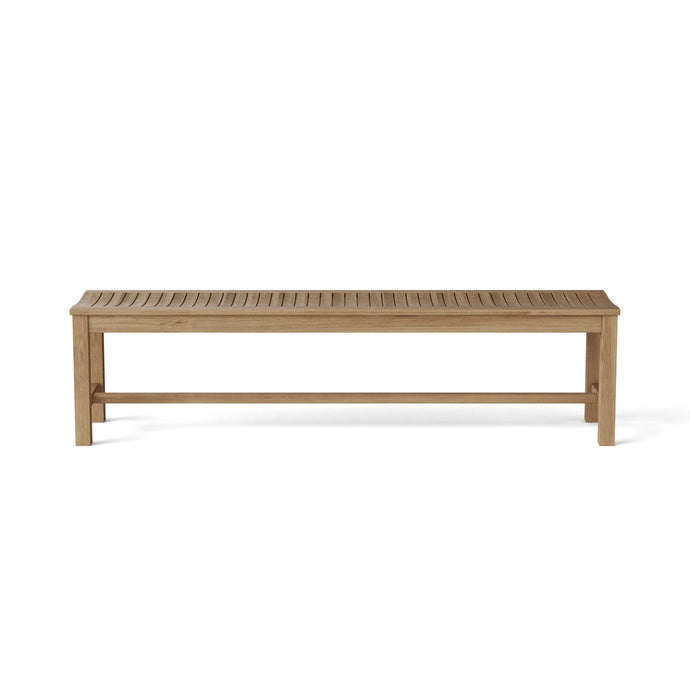 Casablanca 4-Seater Backless Bench On White Background