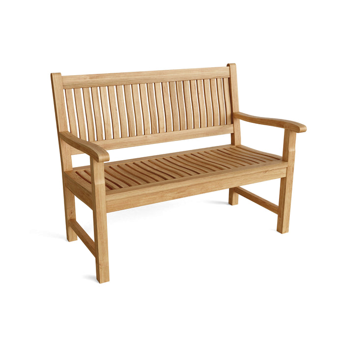 Del-Amo 2-Seater Bench On White Background