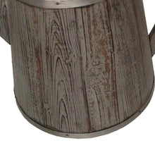 Load image into Gallery viewer, Traditional Wooden Deep Round Kettle Shaped Garden Pot, Gray