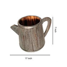 Load image into Gallery viewer, Traditional Wooden Deep Round Kettle Shaped Garden Pot, Gray