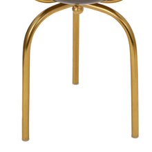 Load image into Gallery viewer, Round Metal Planter with Tripod Base, Silver and Gold