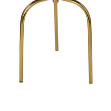 Load image into Gallery viewer, Round Metal Planter with Tripod Base, Large, Silver and Gold