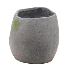 Load image into Gallery viewer, Resin Human Head Planter with Hands on Mouth, Gray