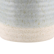 Load image into Gallery viewer, Round Top Cylindrical Ceramic Cachepot, Medium, Light Blue