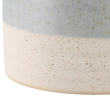 Load image into Gallery viewer, Round Top Cylindrical Ceramic Cachepot, Large, Light Blue