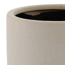 Load image into Gallery viewer, Round Ceramic Planter with Tripod Feet, Small, Set of 4, White