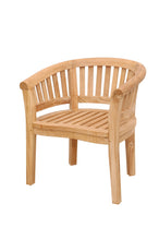 Load image into Gallery viewer, Curve Armchair Extra Thick Wood On White Background