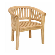 Load image into Gallery viewer, Curve Armchair Extra Thick Wood On White Background
