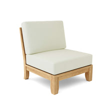 Load image into Gallery viewer, Luxe Center Modular w/ Cushion - Natural - Front View On White Background
