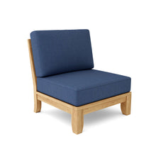 Load image into Gallery viewer, Luxe Center Modular w/ Cushion - Navy - Front View On White Background