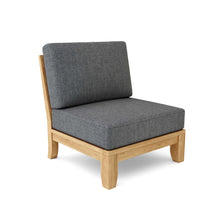 Load image into Gallery viewer, Luxe Center Modular w/ Cushion - Cast Charcoal - Front View On White Background