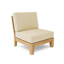 Load image into Gallery viewer, Luxe Center Modular w/ Cushion - Antique Beige - Front View On White Background