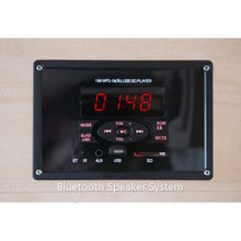 Load image into Gallery viewer, Grandby 3-Person Outdoor Infrared Sauna 300D - Close Up Of New Bluetooth Digital Control Panel