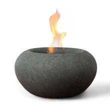 Load image into Gallery viewer, TerraFlame Stone Tabletop Fire Bowl - Graphite