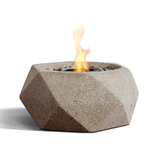 Load image into Gallery viewer, TerraFlame Geo Tabletop Fire Bowl - Sand