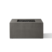 Load image into Gallery viewer, Havana Casual Square Fire Table - Carbon - Full Frontal View - Without Fire Lit