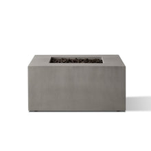 Load image into Gallery viewer, Havana Casual Square Fire Table - Flint - Full Frontal View - Without Fire Lit