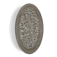 Load image into Gallery viewer, Banff Oval Fire Bowl - Glacier Gray -  Full Width View Without Fire Lit