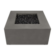 Load image into Gallery viewer, Havana Casual Square Fire Table - Flint - Full Front / Top View - Without Fire Lit
