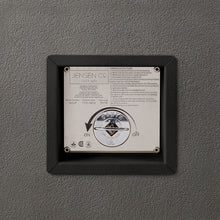 Load image into Gallery viewer, Havana Casual Square Fire Table - Carbon - Close Up On Rear Showing Off Rotary Dial