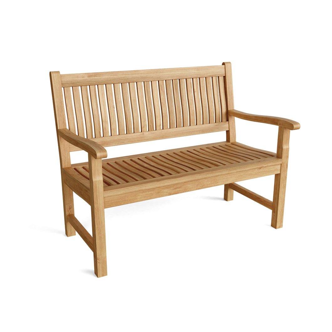 Del-Amo 2-Seater Bench On White Background