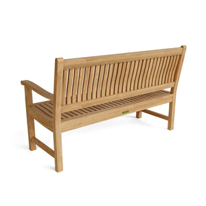 Del-Amo 3-Seater Bench On White Background