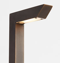 Load image into Gallery viewer, Boyleston LED Dark Bronze Single Path Light - Close Up On Hood