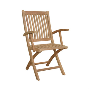 AndersonTeak - Tropico Folding Armchair - 2 Chair Set