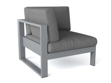 Load image into Gallery viewer, Lucca Corner Chair w/ Cushion On White Background