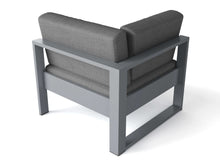 Load image into Gallery viewer, Lucca Corner Chair w/ Cushion On White Background