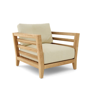 Cordoba Deep Seating Armchair w/ Cushion On White Background