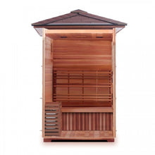 Load image into Gallery viewer, Eagle 2-Person Outdoor Traditional Sauna 200D1 - Interior View