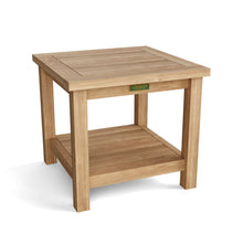 Load image into Gallery viewer, 22&quot; Square 2-Tier Side Table