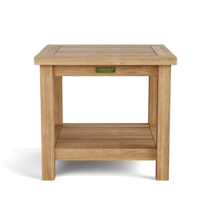 22" Square 2-Tier Side Table