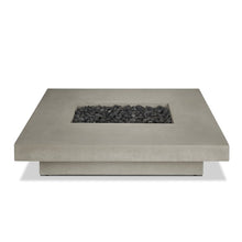 Load image into Gallery viewer, Novato 60&quot; Rectangle Propane Fire Table - Flint - Full Front Top View - Fire Unlit