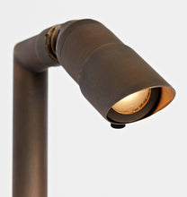 Load image into Gallery viewer, Edgewood LED Dark Bronze Single Path Light - Close Up On Hood