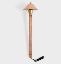 Load image into Gallery viewer, Saratoga LED Copper Single Path Light - Full Frontal View